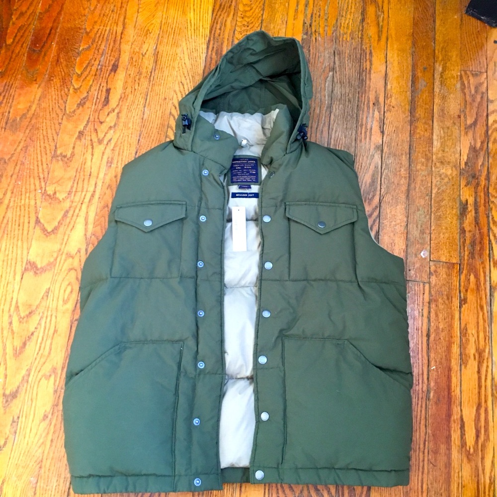 NWT Never Worn Men’s J Crew Expedition Down Vest